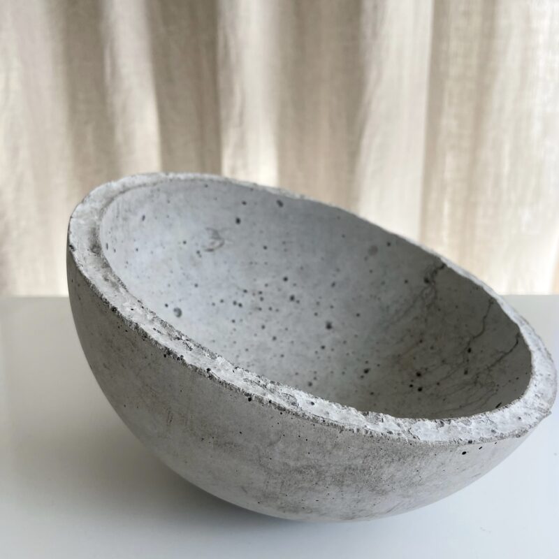 Handmade Concrete Bowl By Elisabeth & Victor LINFIN Maastricht