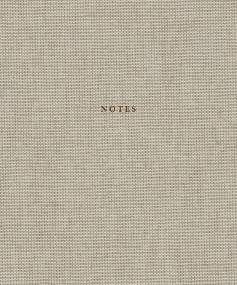 Linen Notebook Natural LINFIN