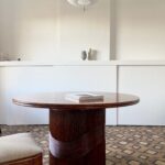 Dining table with bamboo column leg LINFIN Maastricht