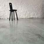 Blackened Oak Spinning Stool LINFIN Maastricht